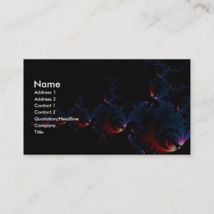 Fish - Fractal art Business Card