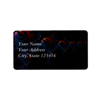 Fish - Fractal art Label