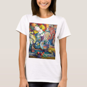 Fish, Fruits, and Flowers by Kathryn Evelyn Cherry T-Shirt