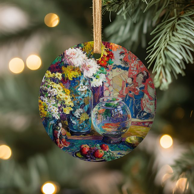 Fish, Fruits, and Flowers | Kathryn E. Cherry Ceramic Tree Decoration (Creator Uploaded)