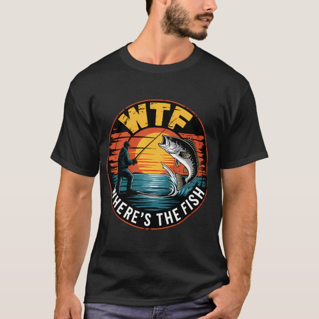 Fish Funny Fishing Lovers T-Shirt (Front)