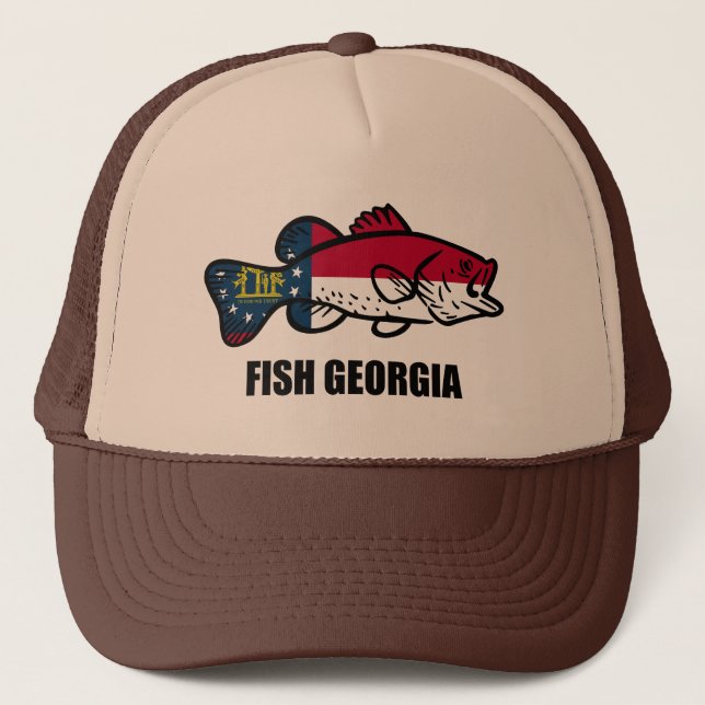 Fish Georgia Trucker Hat (Front)