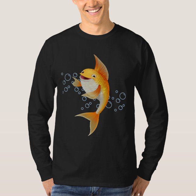Fish Goldfish 236 T-Shirt (Front)