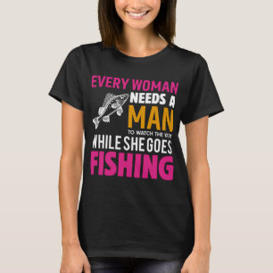 fish guard america, wiht a life guard cross T-Shirt