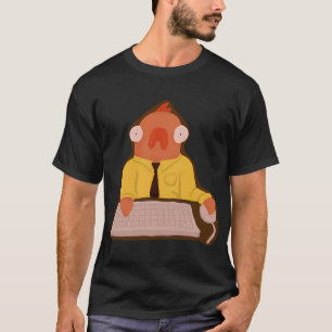 Fish Haunted by Work T-Shirt
