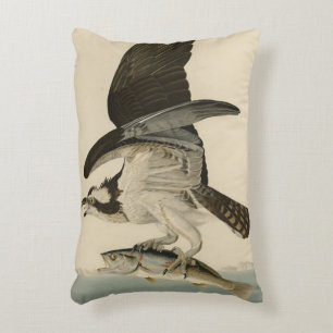 Fish Hawk, Osprey, from Audubon's Birds of America Decorative Cushion