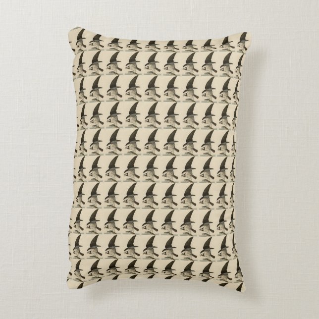 Fish Hawk, Osprey, from Audubon's Birds of America Decorative Cushion (Back(Vertical))