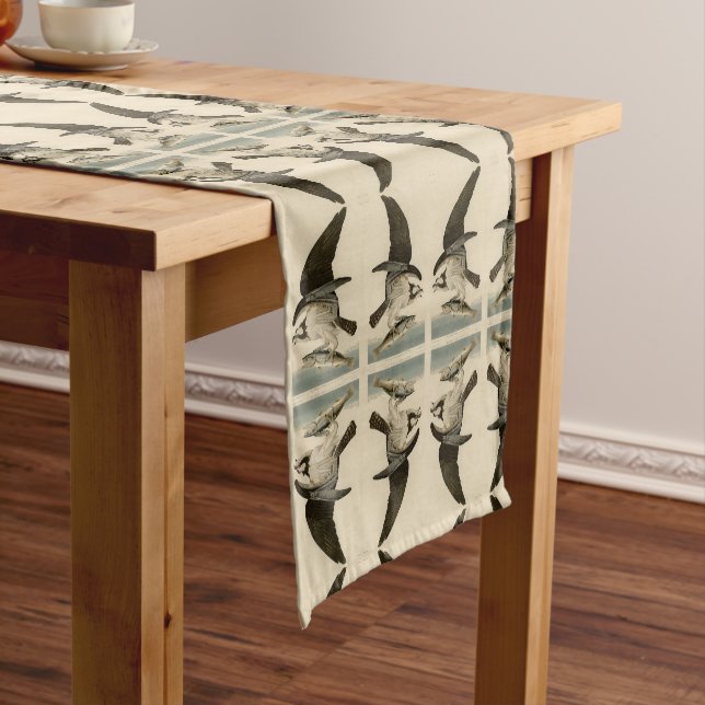 Fish Hawk, Osprey, from Audubon's Birds of America Short Table Runner (In Situ)