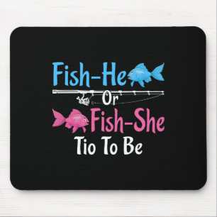 Fish-he Or Fish-she Tio To Be Gender Reveal Ba Mouse Pad