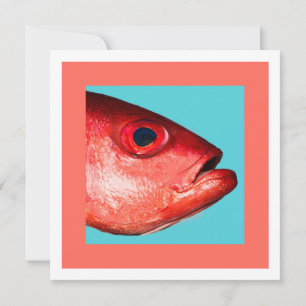 Fish head invitation