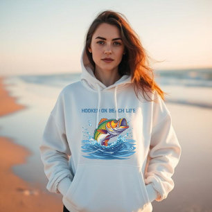 Fish-Hooked on Beach Life Hoodie