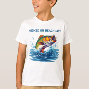 Fish-Hooked on Beach Life T-Shirt