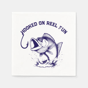 Fish-Hooked on Reel Fun Napkin