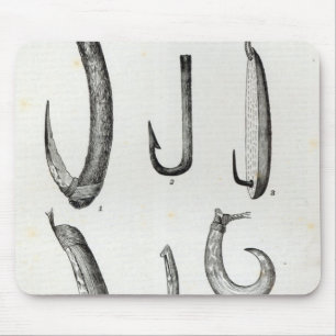 Fish-hooks of Prehistoric and Uncivilised Mouse Pad