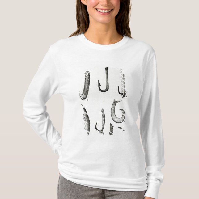 Fish-hooks of Prehistoric and Uncivilised T-Shirt (Front)