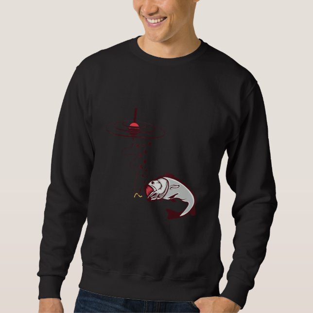 Fish Hunting Fishermen Or Fish Sweatshirt (Front)