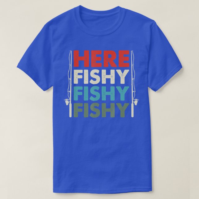 Fish Hunting Fishing Fishrod Fisherman  T-Shirt (Design Front)