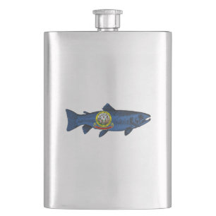 Fish Idaho Trout Hip Flask