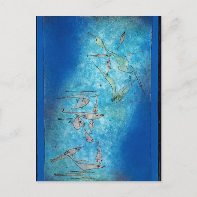 Fish Image by Paul Klee Postcard (Front)