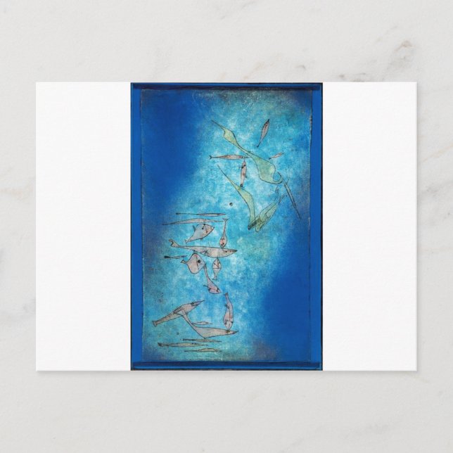 Fish Image - Paul Klee Postcard (Front)