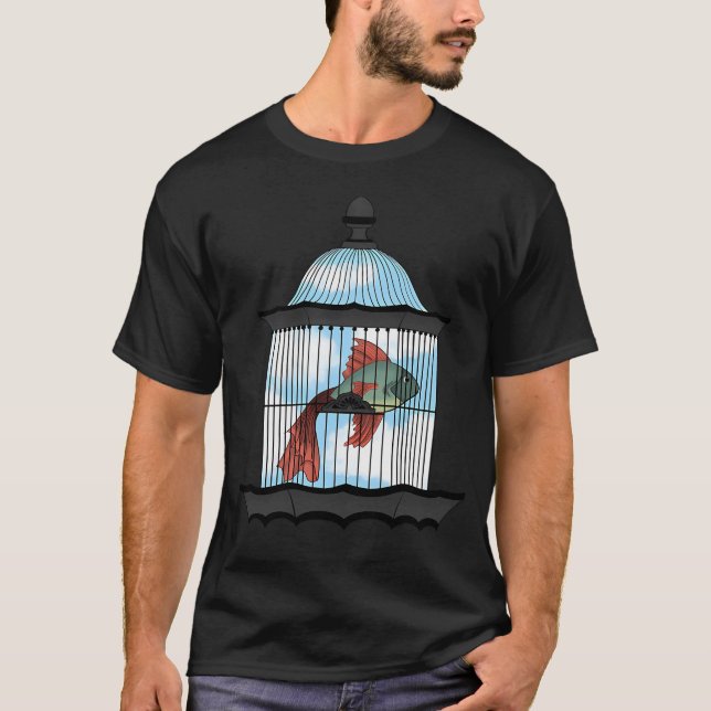 Fish In A Birdcage T-Shirt (Front)