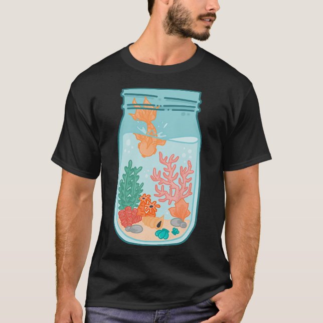 fish in jar T-Shirt (Front)