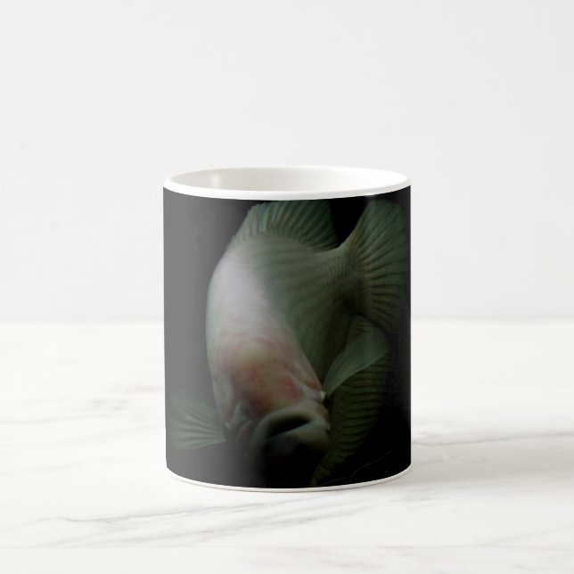 Fish in Tank Portrait Coffee Mug (Center)