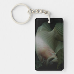 Fish in Tank Portrait Key Ring