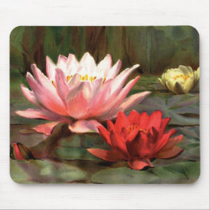 Fish in the Lily Pads - Mousepad
