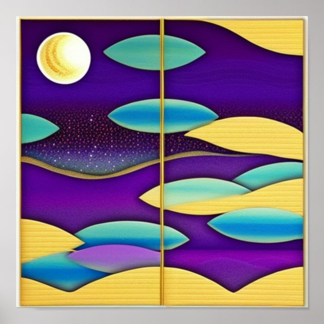Fish in the Sky and Sea Poster (Front)