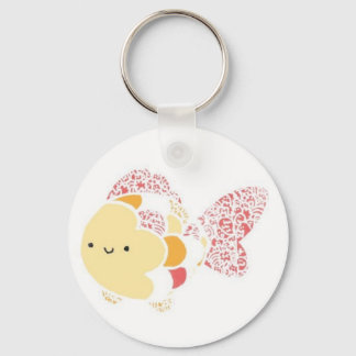 Fish Ink (Colour) Key Ring