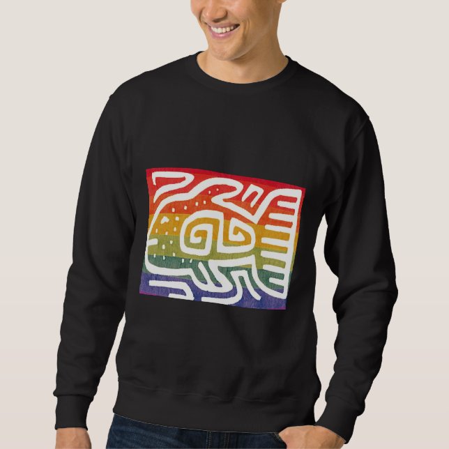 Fish Iris Coloured Fish Sweatshirt (Front)