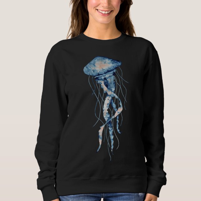 Fish Jellyfish 307 Sweatshirt (Front)