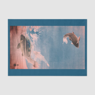 FISH JUMPING IN WATER Tissue Paper