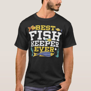 Fish Keeper Aquarium Junkie Aquarist Saltwater Tan T-Shirt