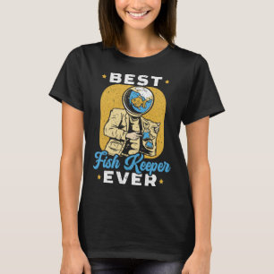 Fish Keeper Aquarium Junkie Aquarist Saltwater Tan T-Shirt