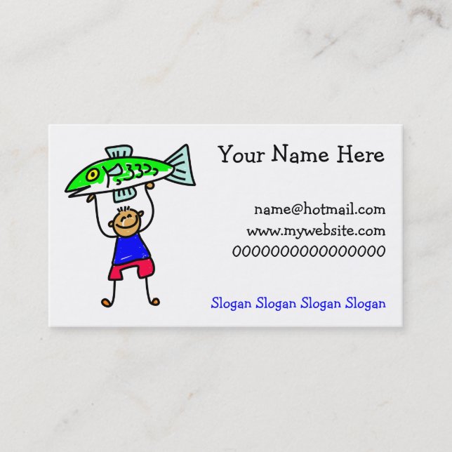 Fish Kid Business Card (Front)