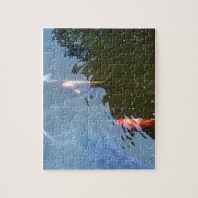 Fish, Koi Carps in pond Jigsaw Puzzle (Vertical)