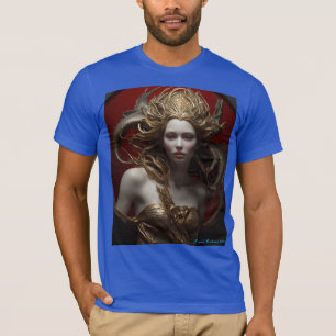 Fish Lady By Juan Cabana T-Shirt