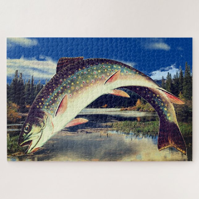 Fish Lake Trout Jigsaw Puzzle (Horizontal)