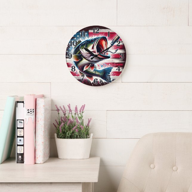 Fish Large Clock (Reading Room)