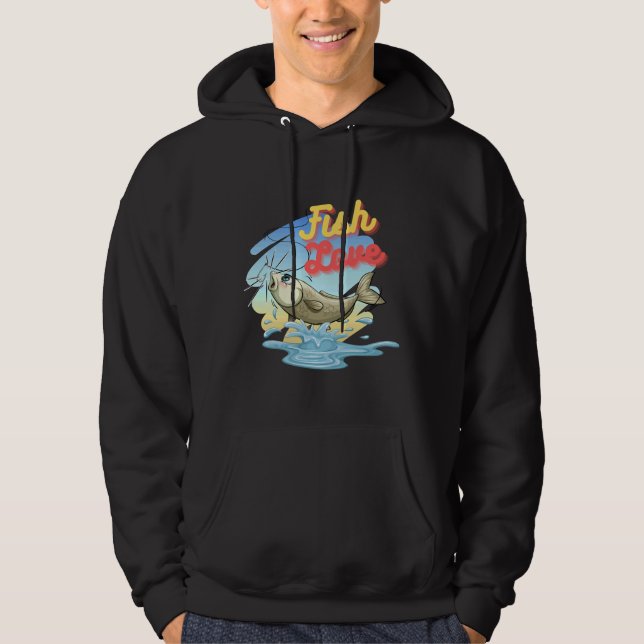 Fish Love Hoodie (Front)