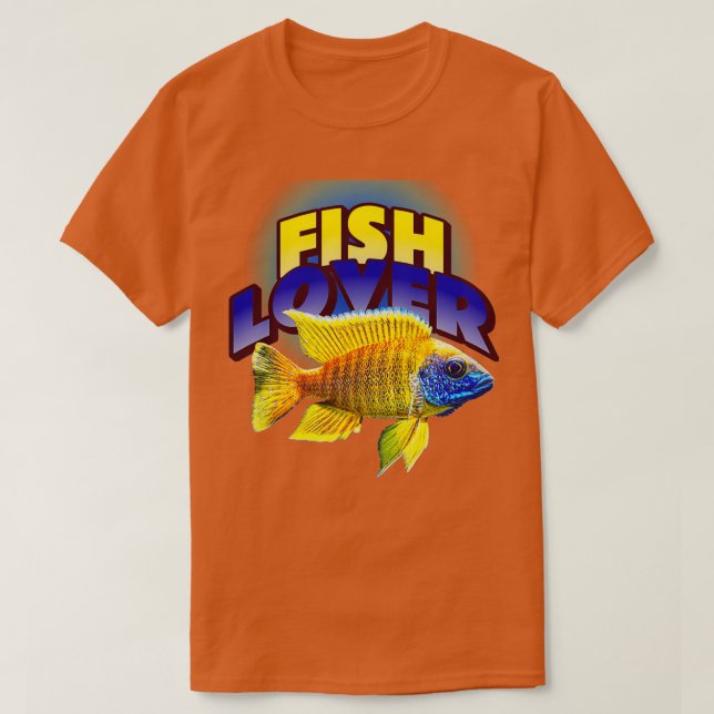 Fish Lover 2 T-Shirt (Design Front)