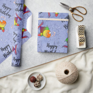 Fish lover wrapping paper