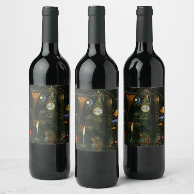 Fish Magic, 1925 by Paul Klee Wine Label (Bottles)