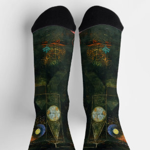 Fish Magic, Paul Klee Abstract Art Socks