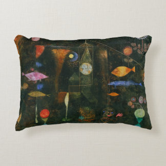 Fish Magic - Paul Klee Decorative Cushion