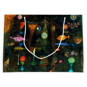 Fish Magic, Paul Klee Large Gift Bag