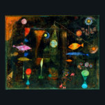Fish Magic, Paul Klee Poster<br><div class="desc">Paul Klee (18 December 1879 – 29 June 1940) was a Swiss-born artist. His highly individual style was influenced by movements in art that included Expressionism, Cubism, and Surrealism. Klee was a natural draftsman who experimented with and eventually deeply explored colour theory, writing about it extensively; his lectures Writings on...</div>