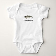 Fish Magnet baby undershirt